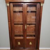 Empire mahogany bookcase