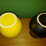 2 vintage ceramic vases Saint Clement, B .  Letalle