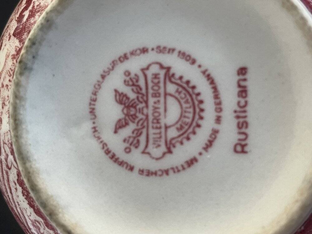 Rusticana coffee cup Villeroy and Boch pink