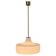 Rare Midcentury Brass and Milk Glass Pendant Kamenicky Senov, 1970s