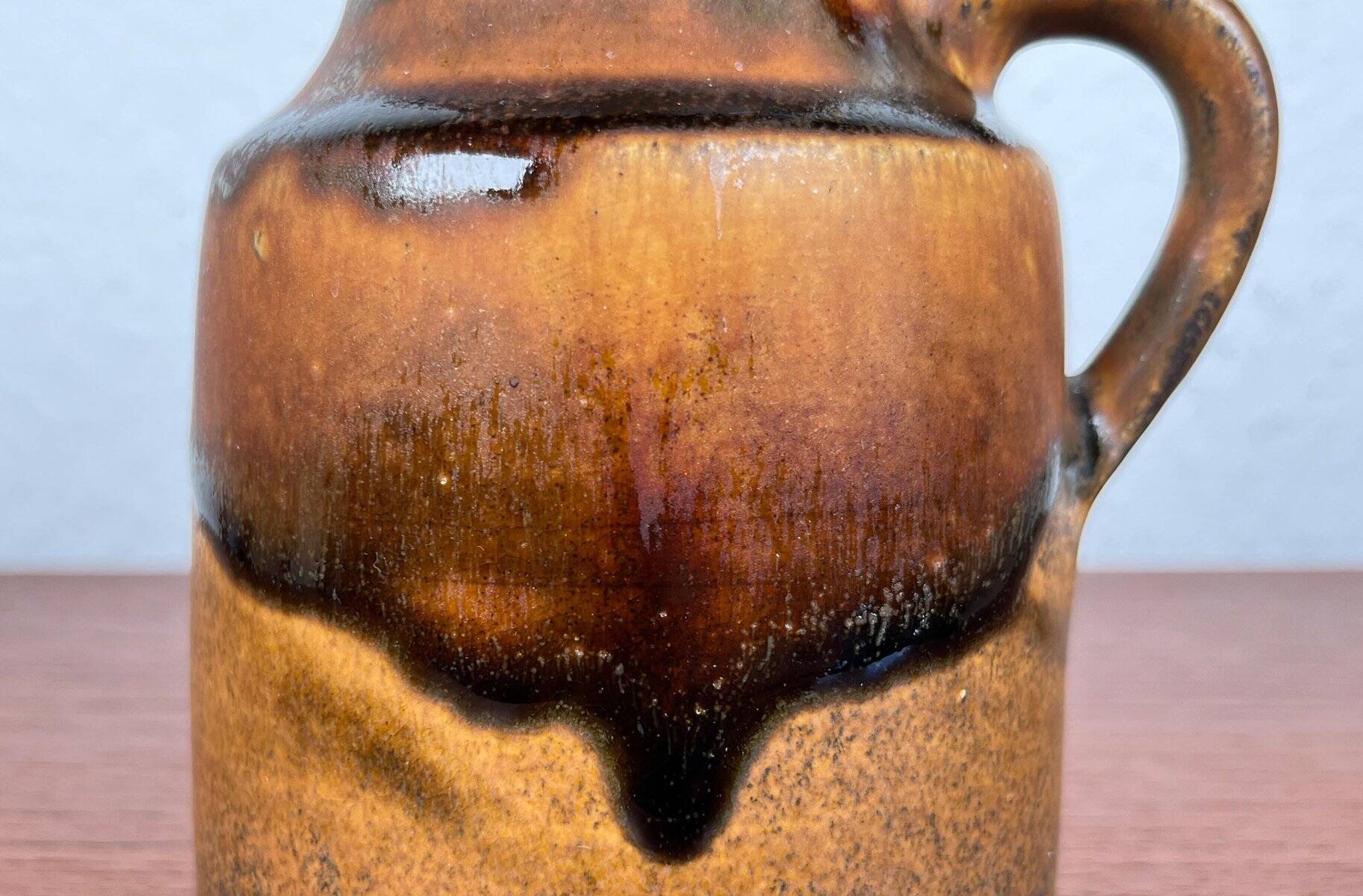 Studio Carafe Vase in German Ceramic from the Mid-Century by Otto Wichmann, 1960s