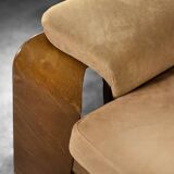 Mid-century norwegian modern two-seater sofa stressless pegasus low back loveseat from ekornes