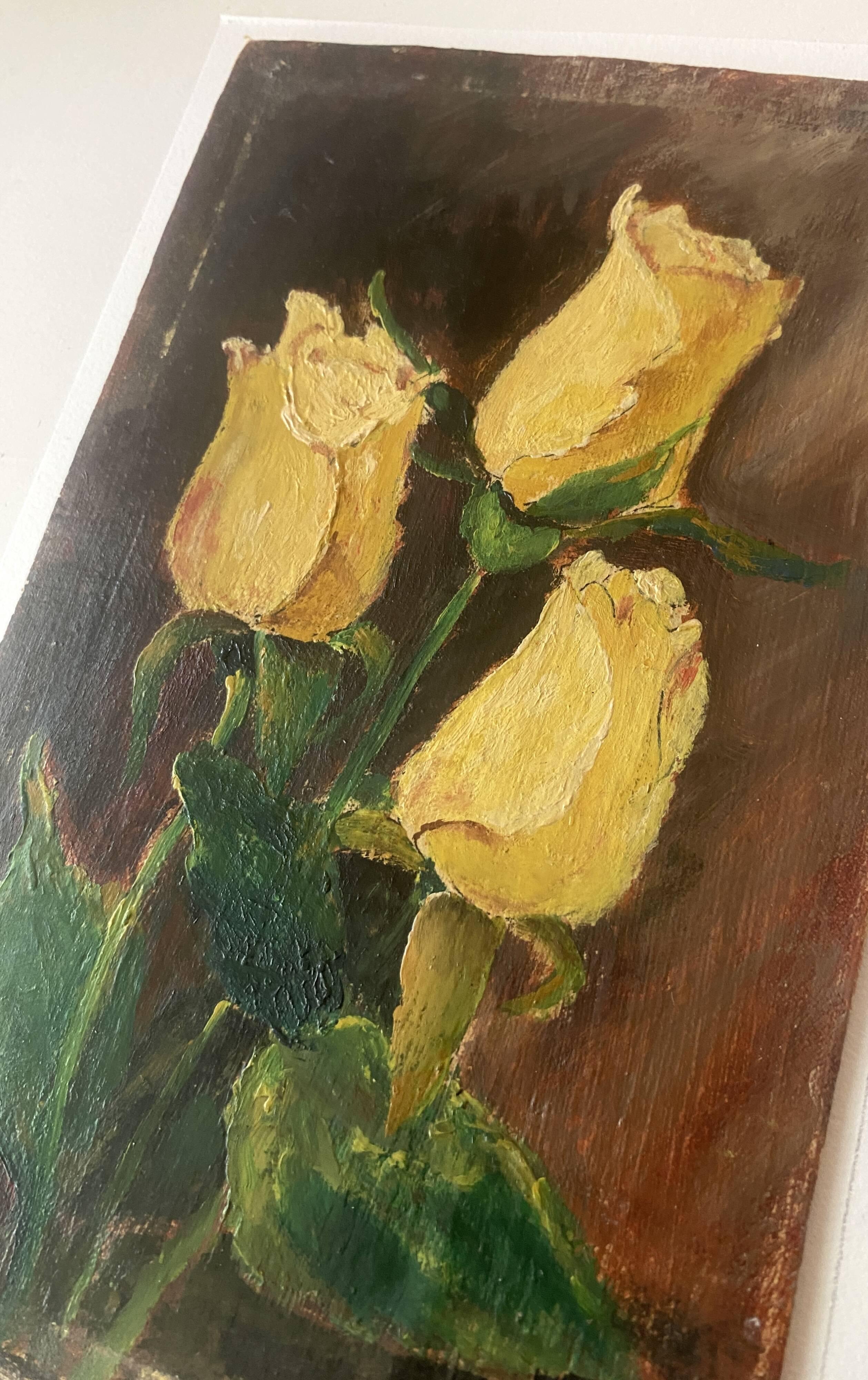 Oil and pine frame, England