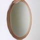 Cristal Arte Pink Oval Rosé Mid-Century Wall Mirror, Italy, 1960s