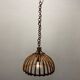 Handcrafted  Rattan Light Pendant 1960’s