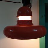 Orange suspension lamp