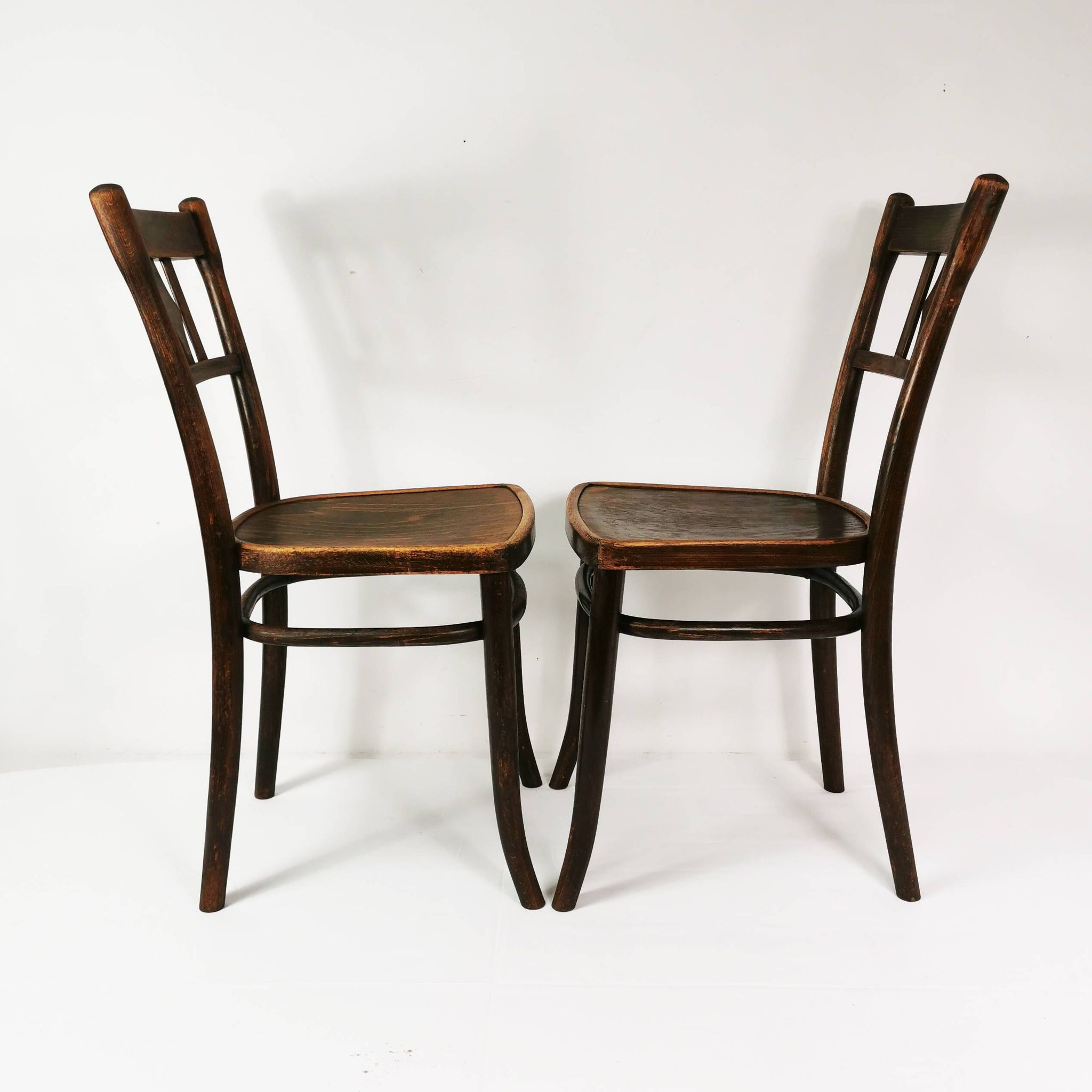 Paire de chaises Art Déco en bois, Thonet, Allemagne, années 1930.