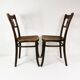Pair of wooden Art Deco chairs, Thonet, Germany, 1930s.