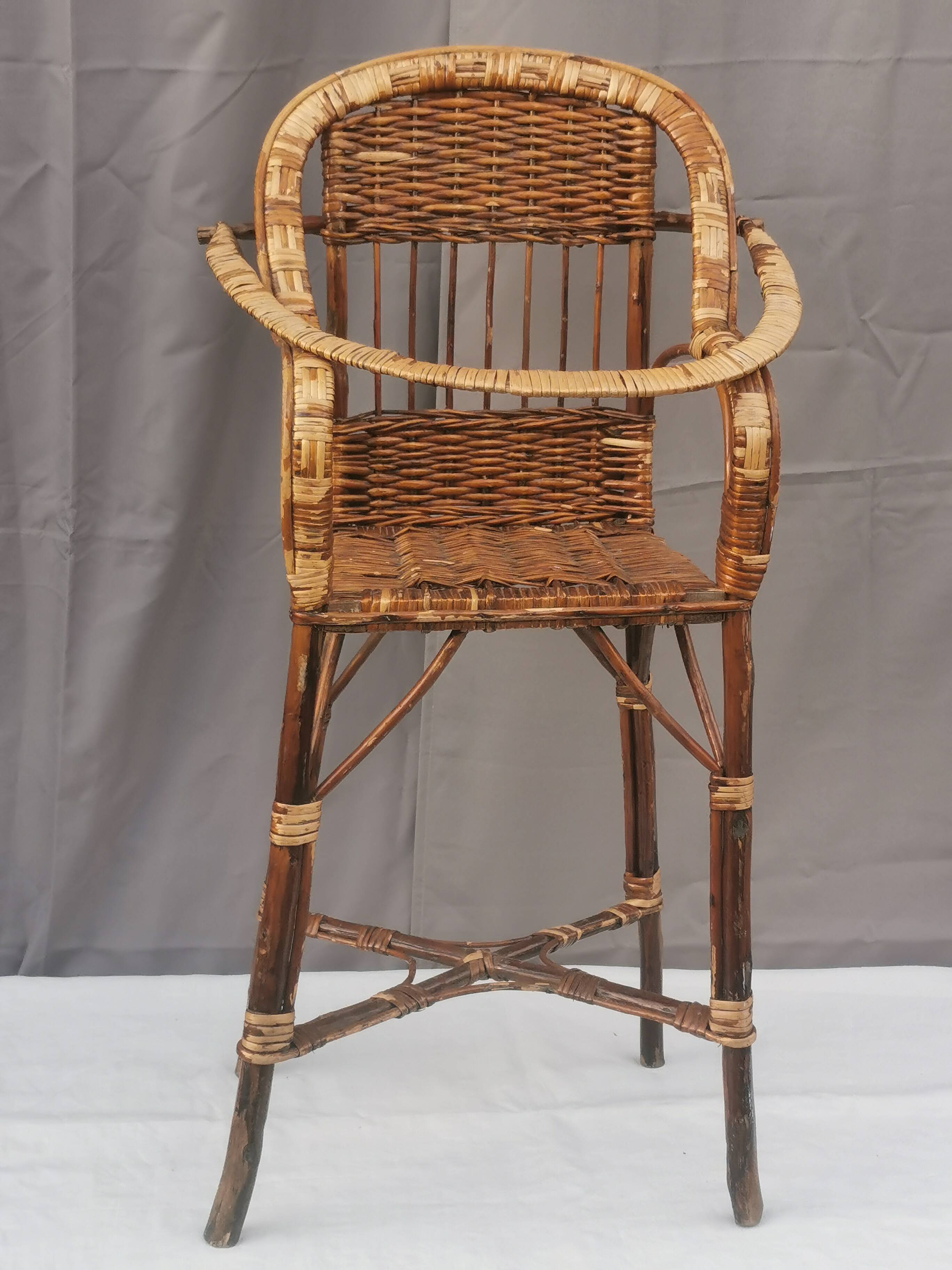 Vintage children’s high chair