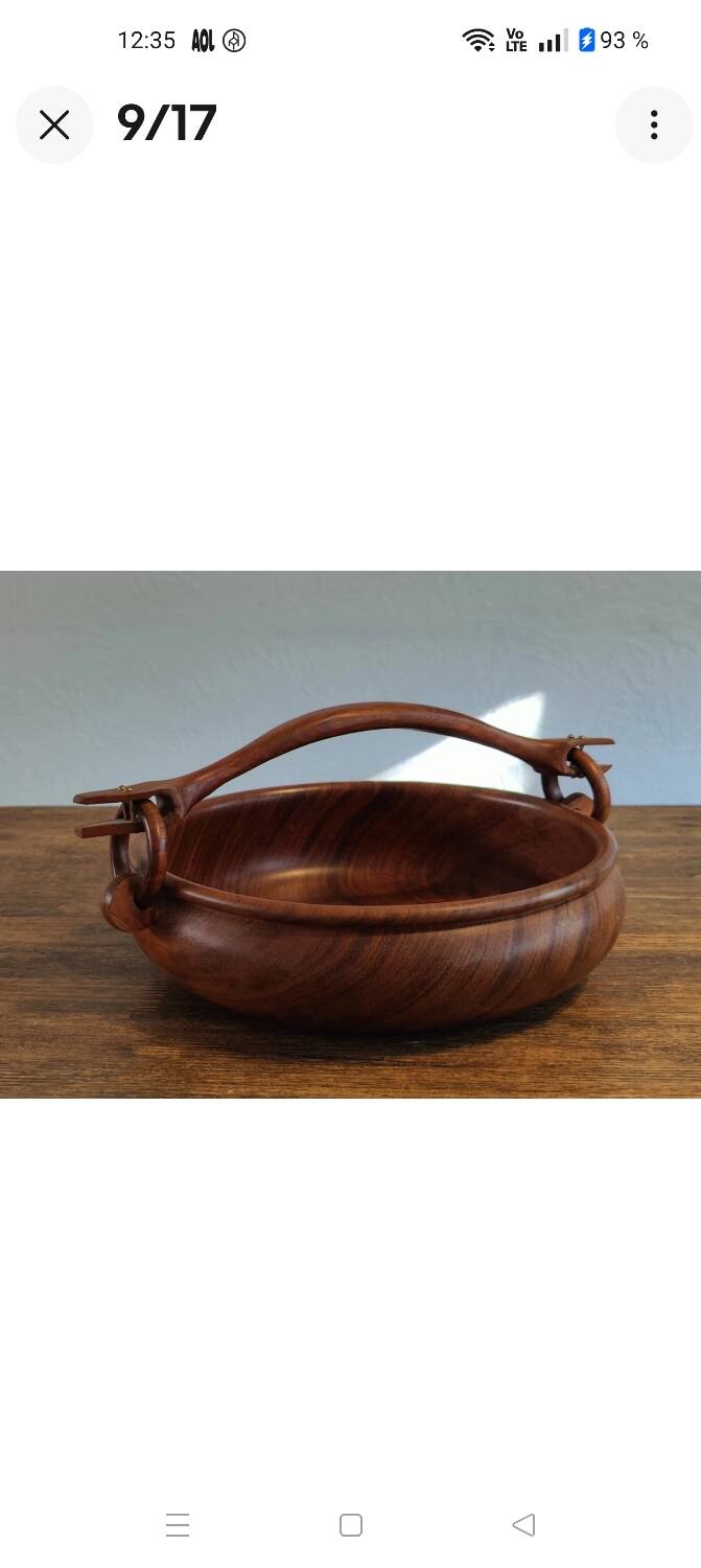 Teak salad bowl/fruit bowl from the 1960s