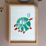Gui 13 x 18 cm - winter flower series