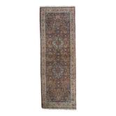 Tapis Vintage Indo-Tabriz en Laine (60cm x 177cm), Années 1970