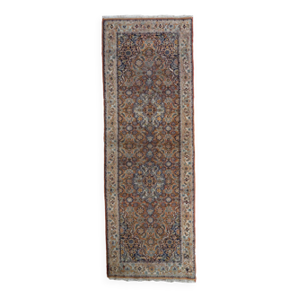 Tapis Vintage Indo-Tabriz en Laine (60cm x 177cm), Années 1970