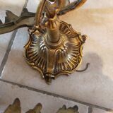 Lustre en bronze des années 1970 6 branches max 60w