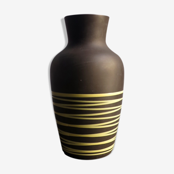 German floor ceramic vase, 1970s