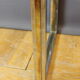 Chrome and gilded console by Romeo Riga around 1970