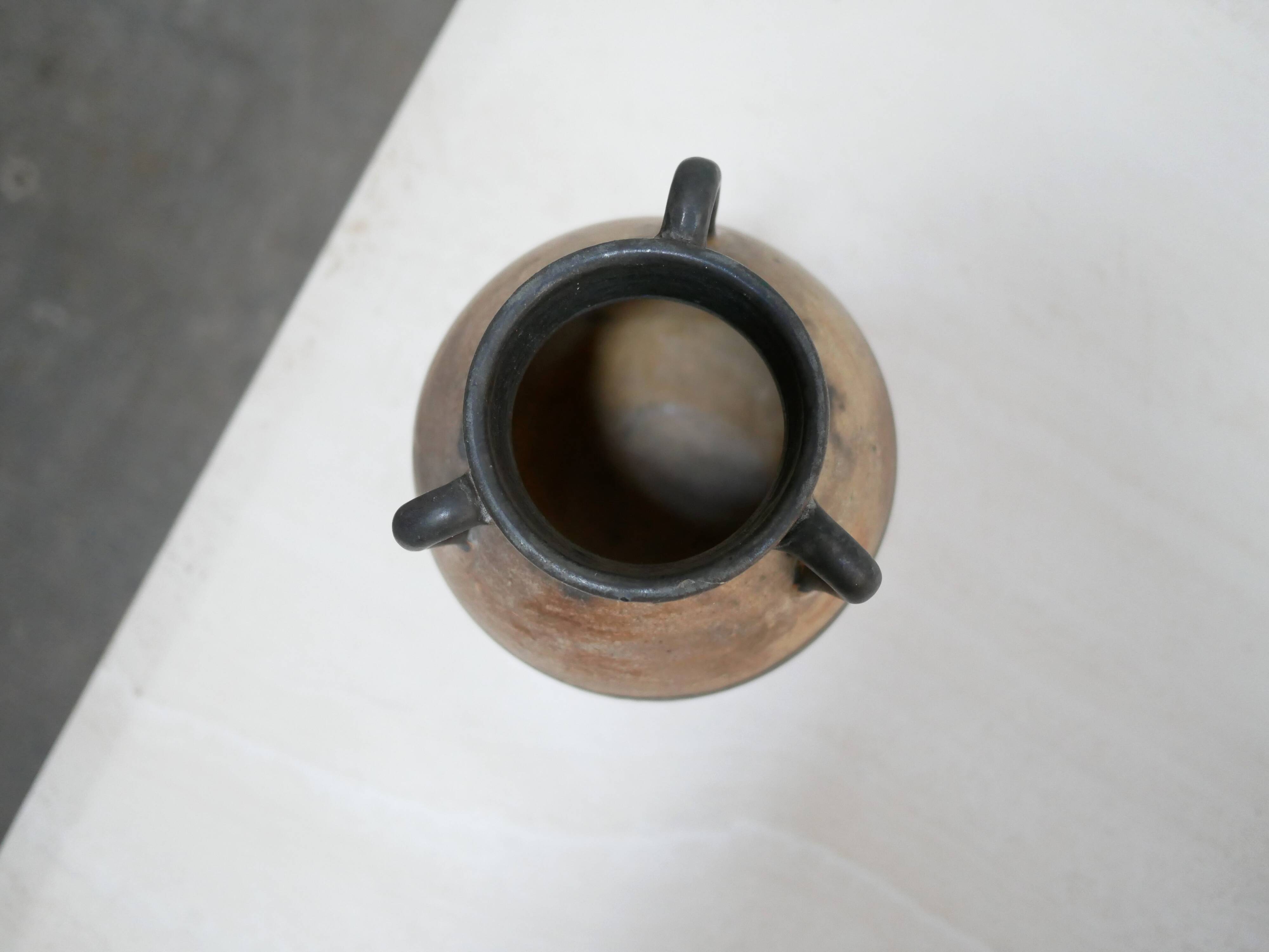 Vase vintage en grès par W. Biron, Belgique
