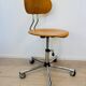 Chaise de bureau industrielle vintage en bois Kovona, Tchécoslovaquie, années 1970