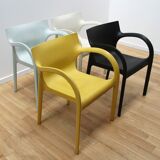 Suite of 4 Poppy Star chairs, Segis
