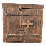 Old wooden tribal window