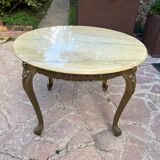 Marble top coffee table