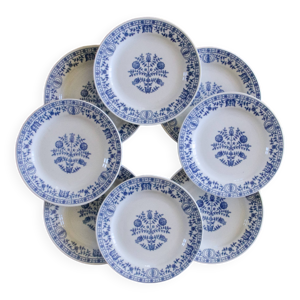 8 assiettes à dessert