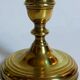 Old solid brass candle holder