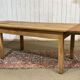 Extendable oak table from the 1930s with Gothic decoration.