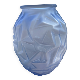Art Deco blue vase