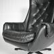 Design Scandinavian Leather Armchair / Lounge Chair by Peem, 1970´s.