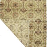 One-of-a-kind turkish handwoven vintage rug - rustic vintage charm 275x 147 cm