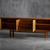 Brutalist Oak Buffet, Belgium, 1960s