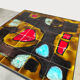 Vintage Belarti ceramic tile coffee table 1960