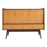 Enfilade / Meuble bar pieds compas vintage 1950s