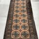 Tapis tribal Mori Bokhara noué à la main 68x50