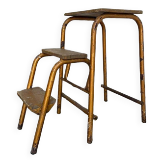 Vintage folding stool / mini ladder / kitchen steps