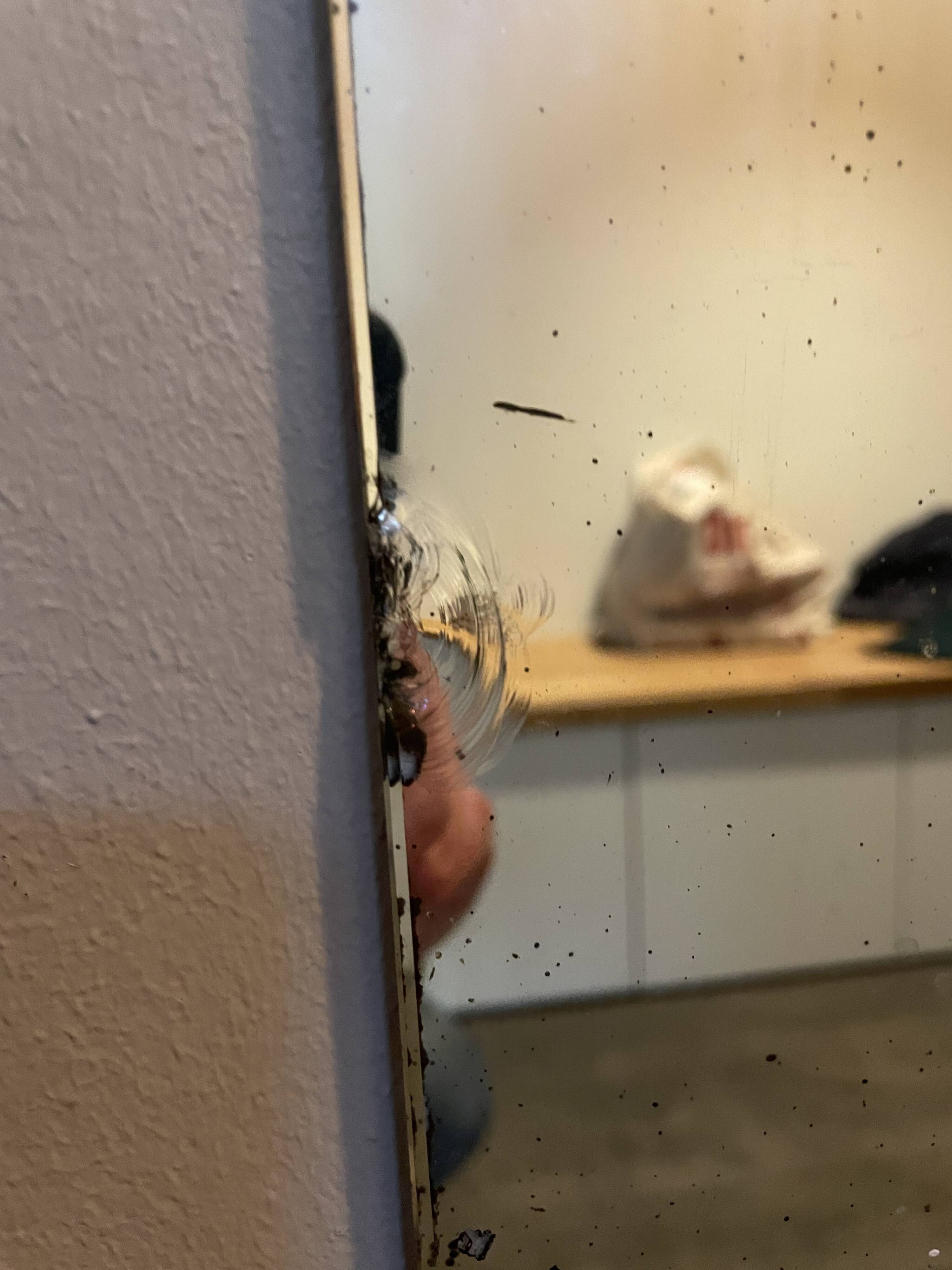 Vintage art deco mirror