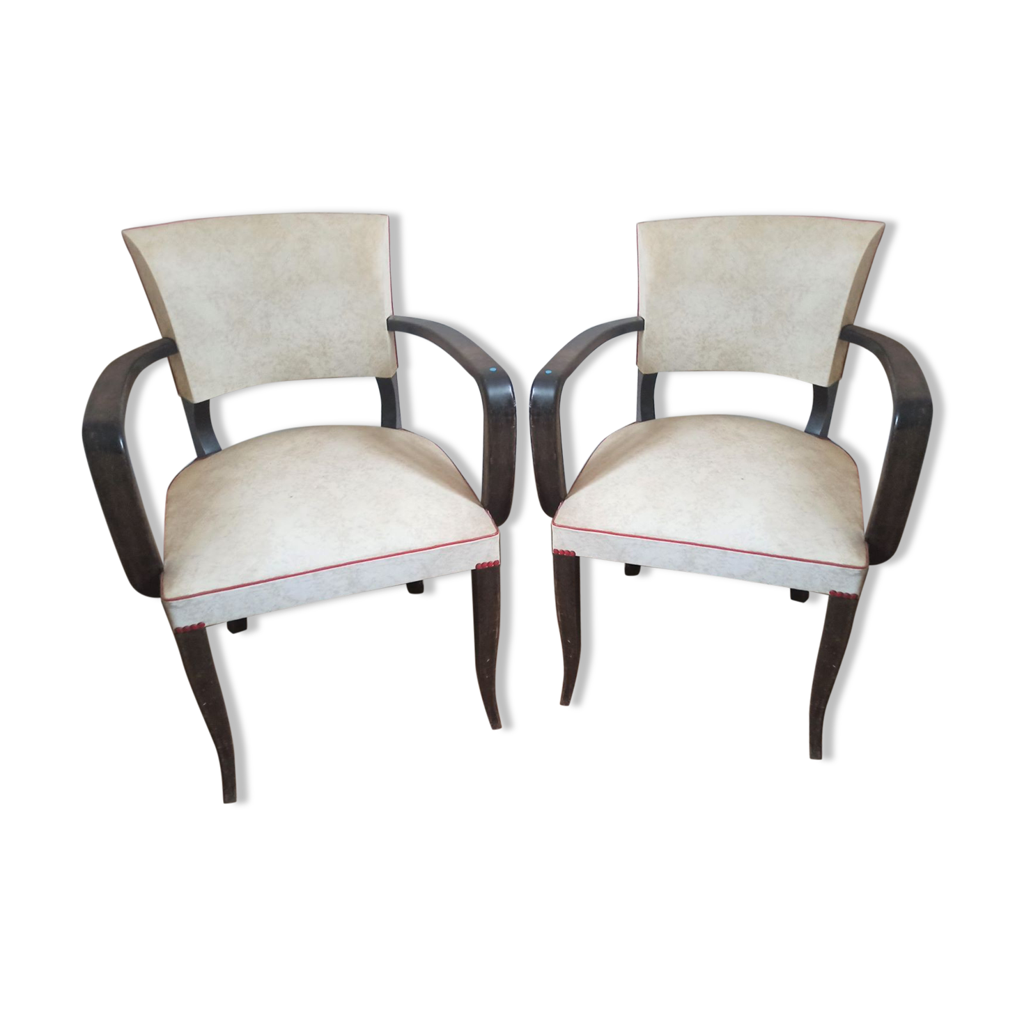 Lot of 2 chairs bridge 50s