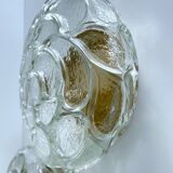 Pair of Brutalist Glass Sconces