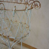 planter on iron stand