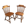 Mountain chairs massive pine lot of 2