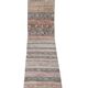 Vintage Turkish hallway rug 73x992 cm