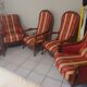 Lot de 5 fauteuils (2 voltaire et 3 fauteuils classiques bois massif)
