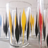 Lot of 10 60s graphic lenses