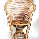 Emmanuelle armchair in doll rattan 48 cm