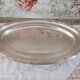 Oval top, vintage silver metal vegetable