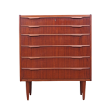 Teak chest of drawers danish design vintage