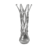 Ion Tamaian lattice glass vase