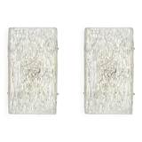 1 pair of large wall sconces by Kalmar, Austria, 1960s.