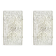 1 pair of large wall sconces by Kalmar, Austria, 1960s.